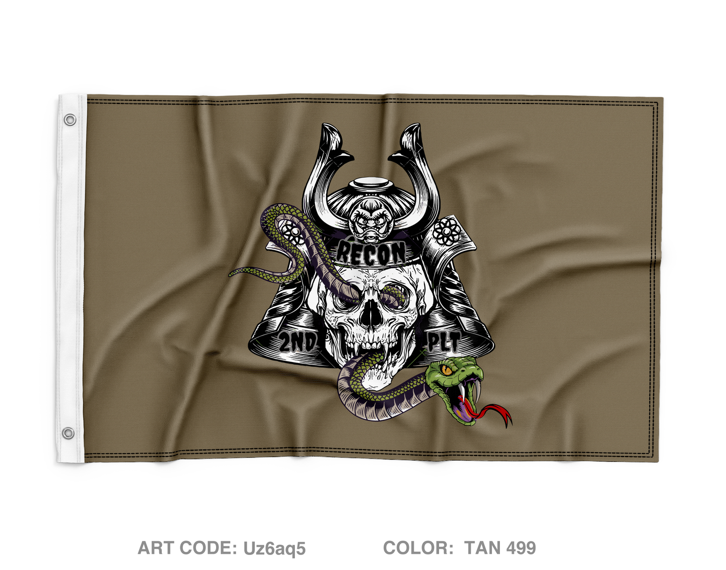 2nd PLT, MFRC, 3 BCT, 101st ARBN DIV Wall Flag - Uz6aq5
