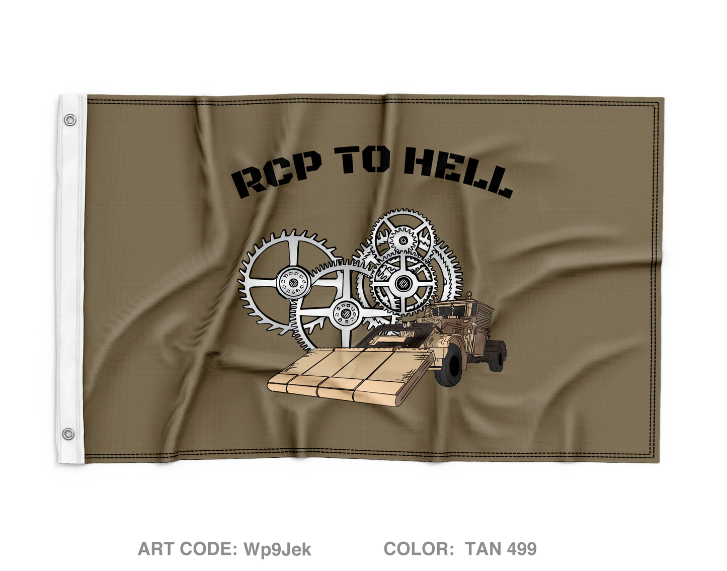 1221st EN CO Wall Flag - Wp9Jek