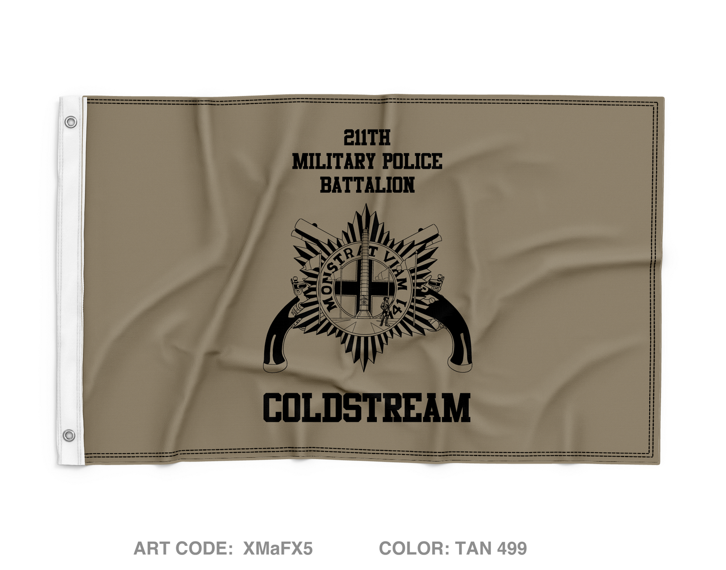211th MP BN HHD Wall Flag - XMaFX5