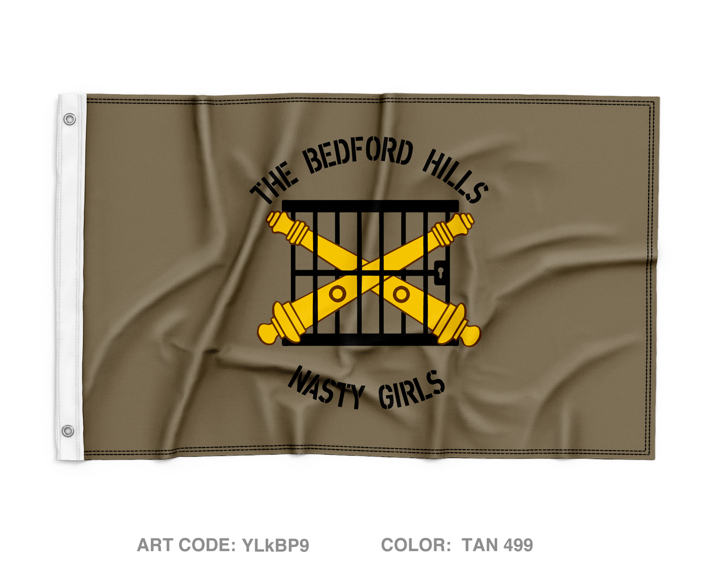 DET 1 HHB 1-258 FA Wall Flag - YLkBP9