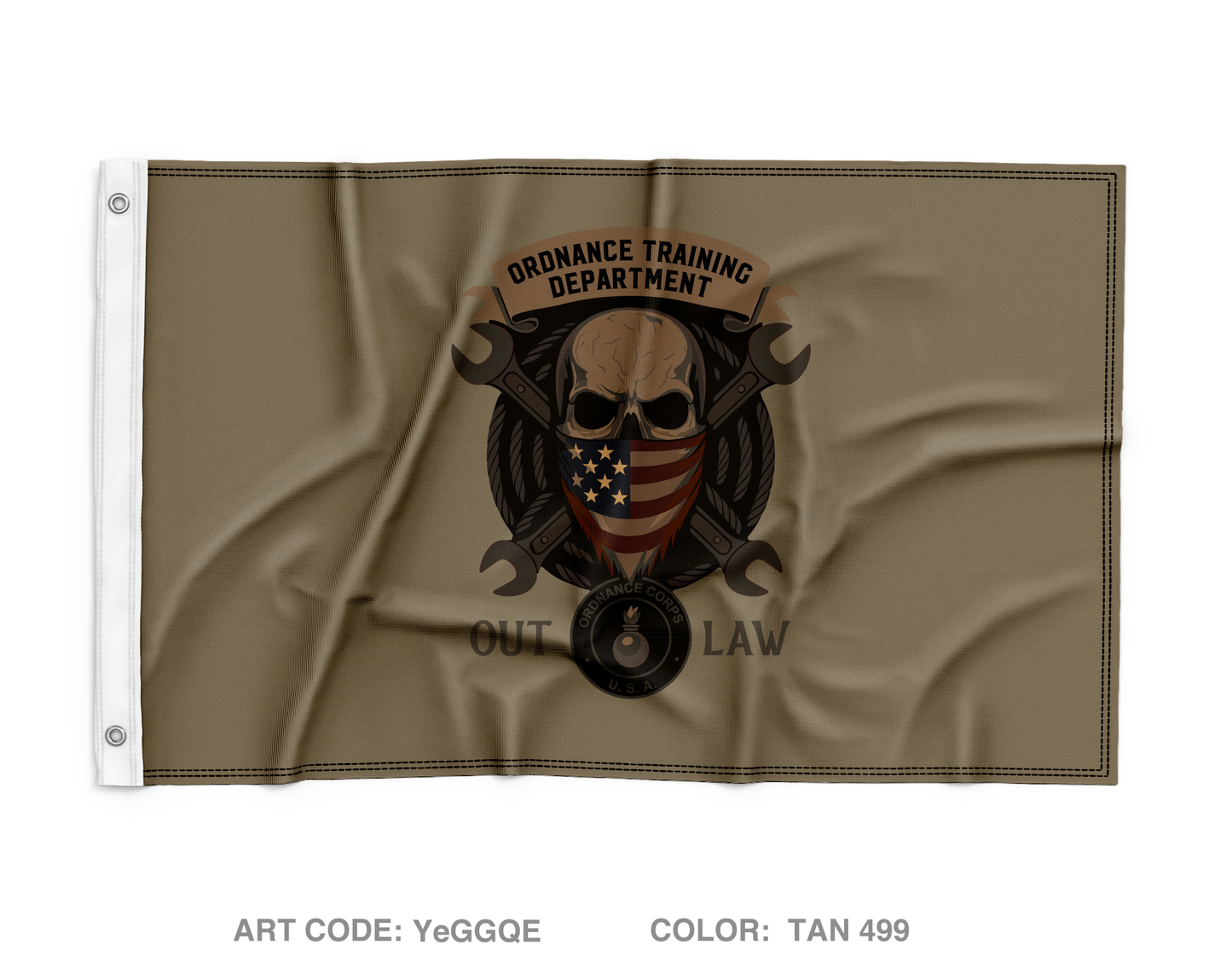 Ordnance Training Drivision Wall Flag - YeGGQE