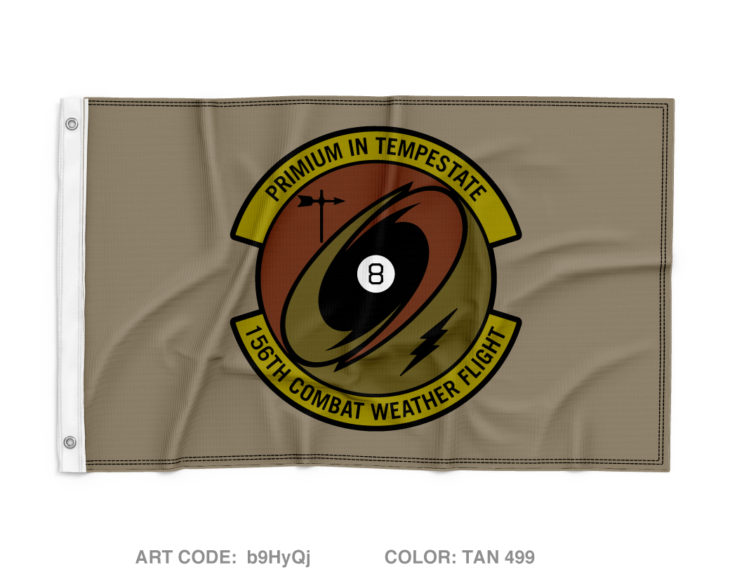 156th Combat Weather Flight Wall Flag - b9HyQj