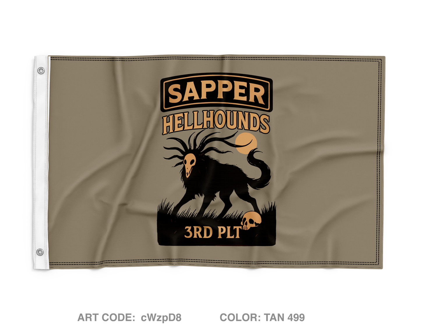 HellHounds Wall Flag - cWzpD8
