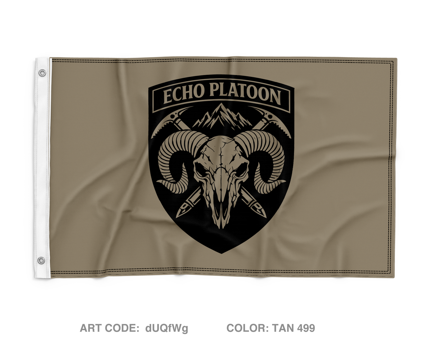 Echo Platoon Wall Flag - dUQfWg