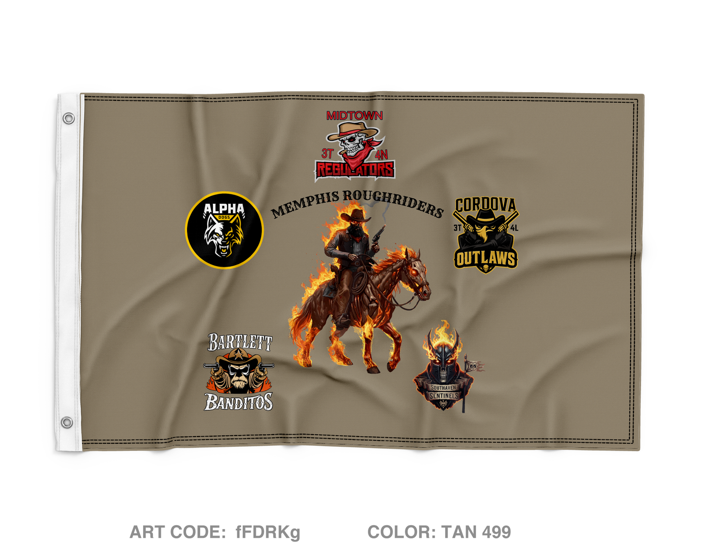 Memphis Recruiting Company Wall Flag - fFDRKg