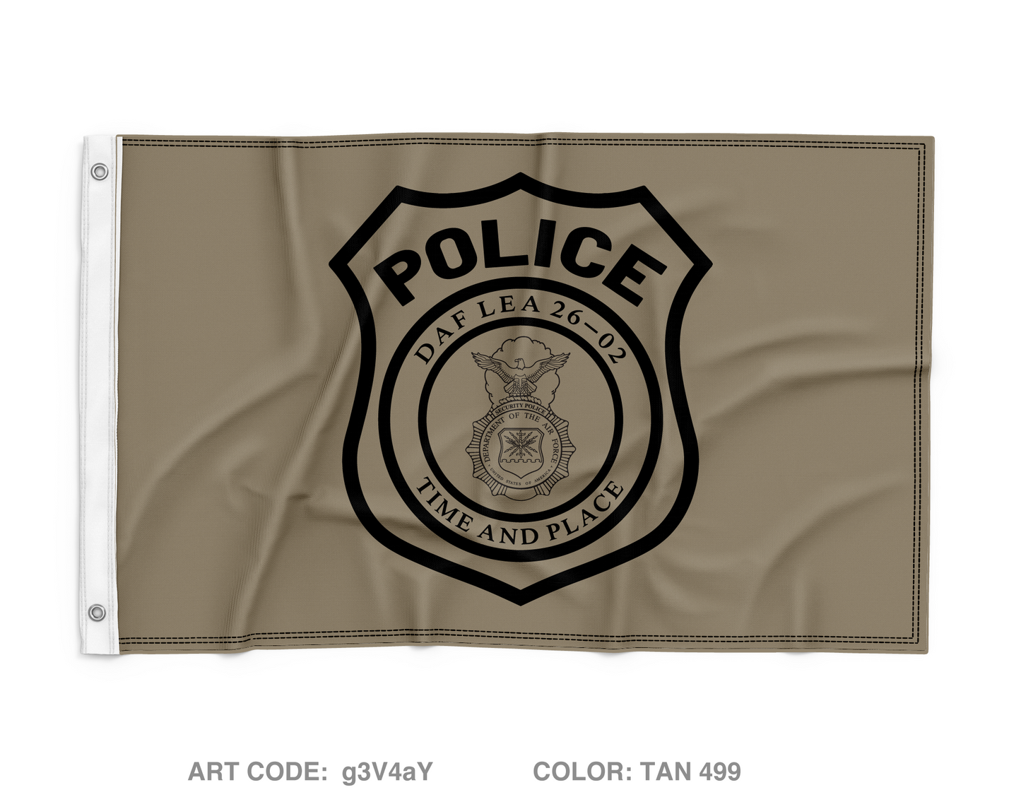 DAF Law Enforcement Academy Class 26-02 Wall Flag - g3V4aY