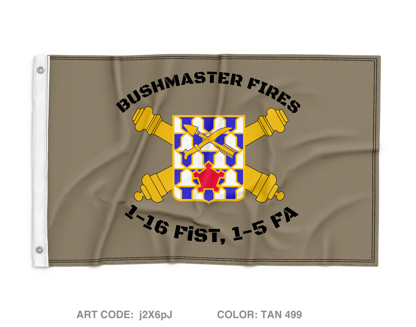 1-16 FiST, HHB, 1-5 FA Wall Flag - j2X6pJ