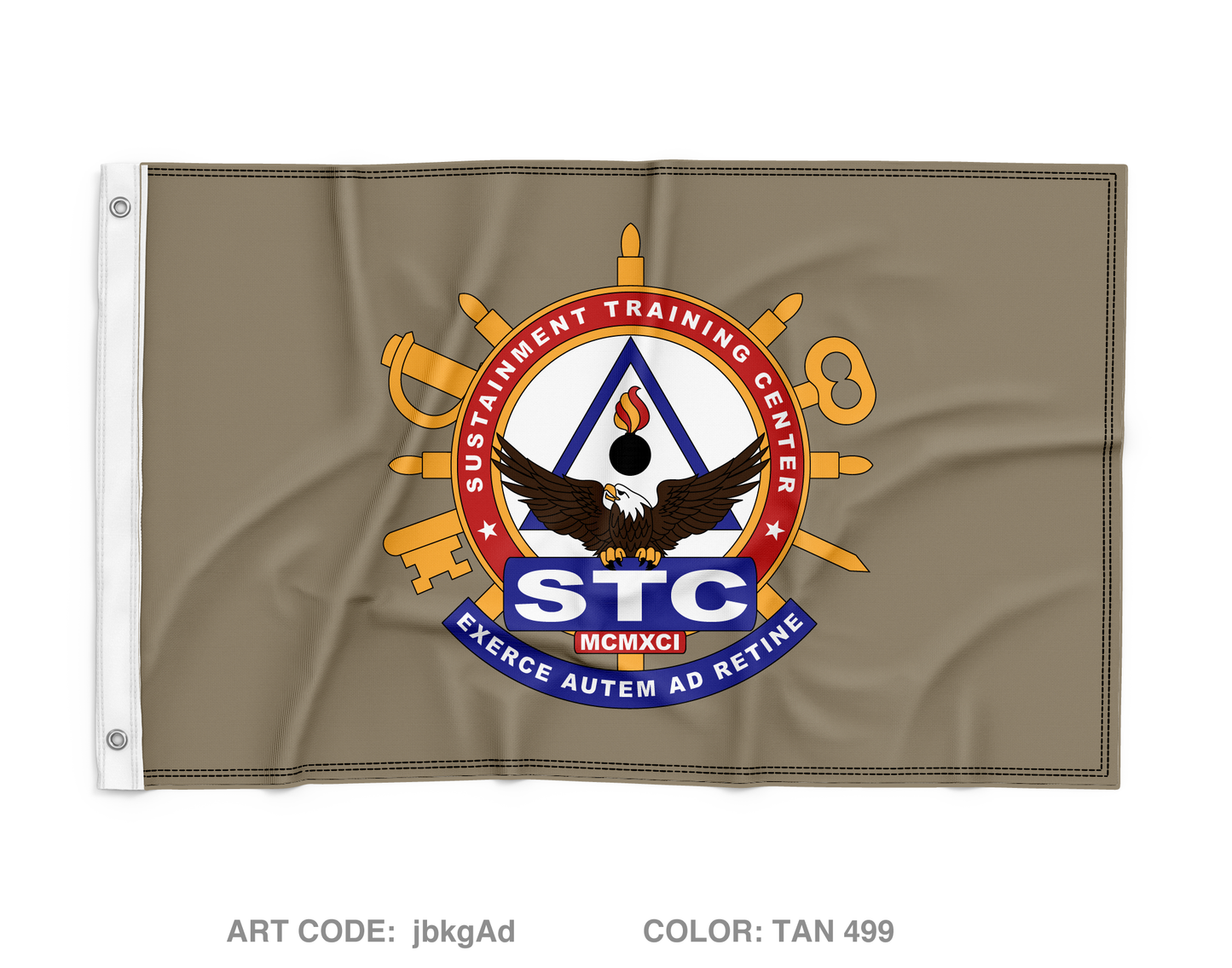 Sustainment Training Center Fundraising Collection Wall Flag - jbkgAd