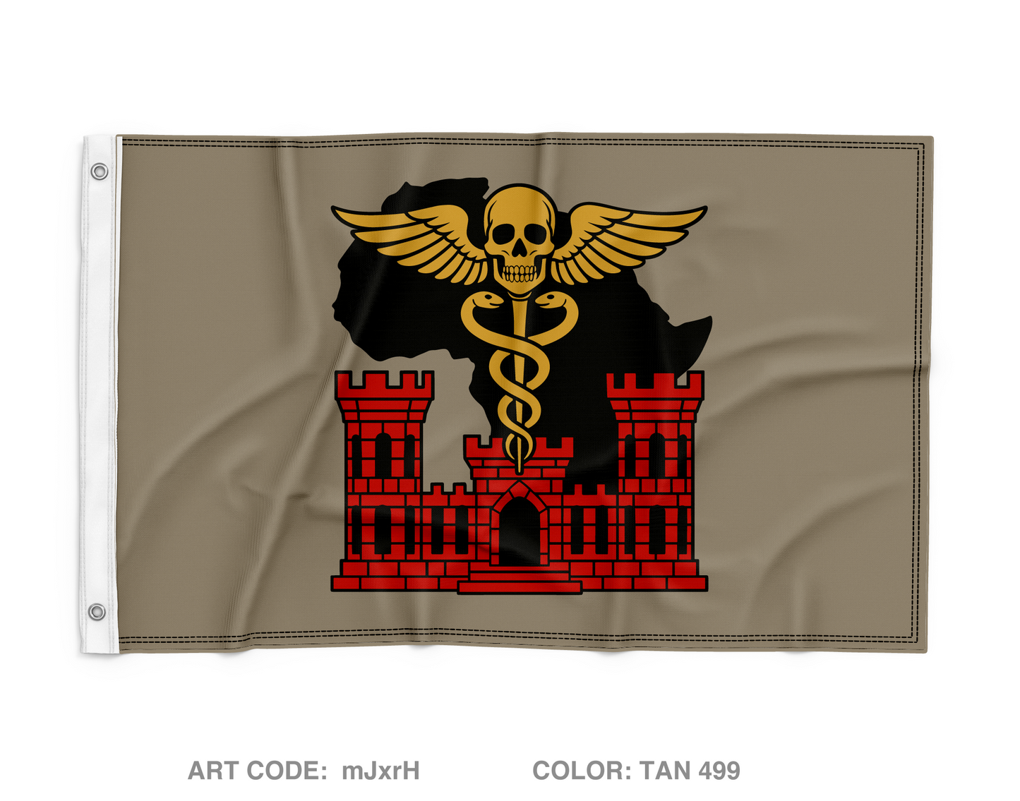 180th ESC Wall Flag - mJxrH