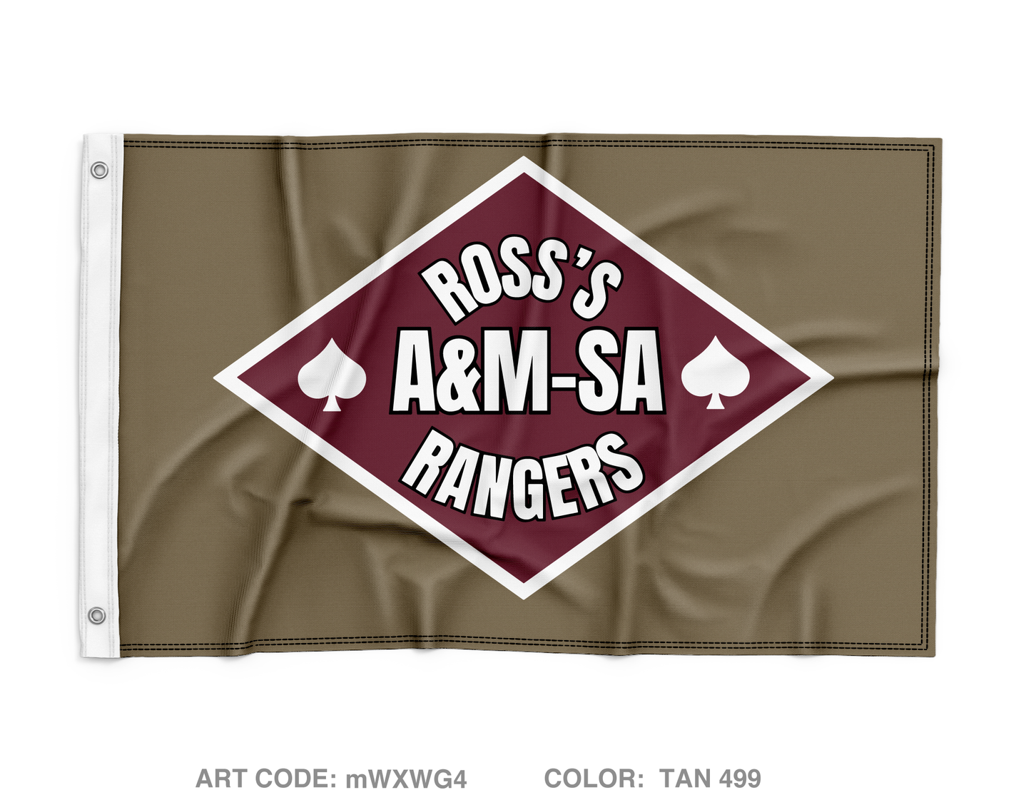 Ross Rangers Fundraising Collection Wall Flag - mWXWG4