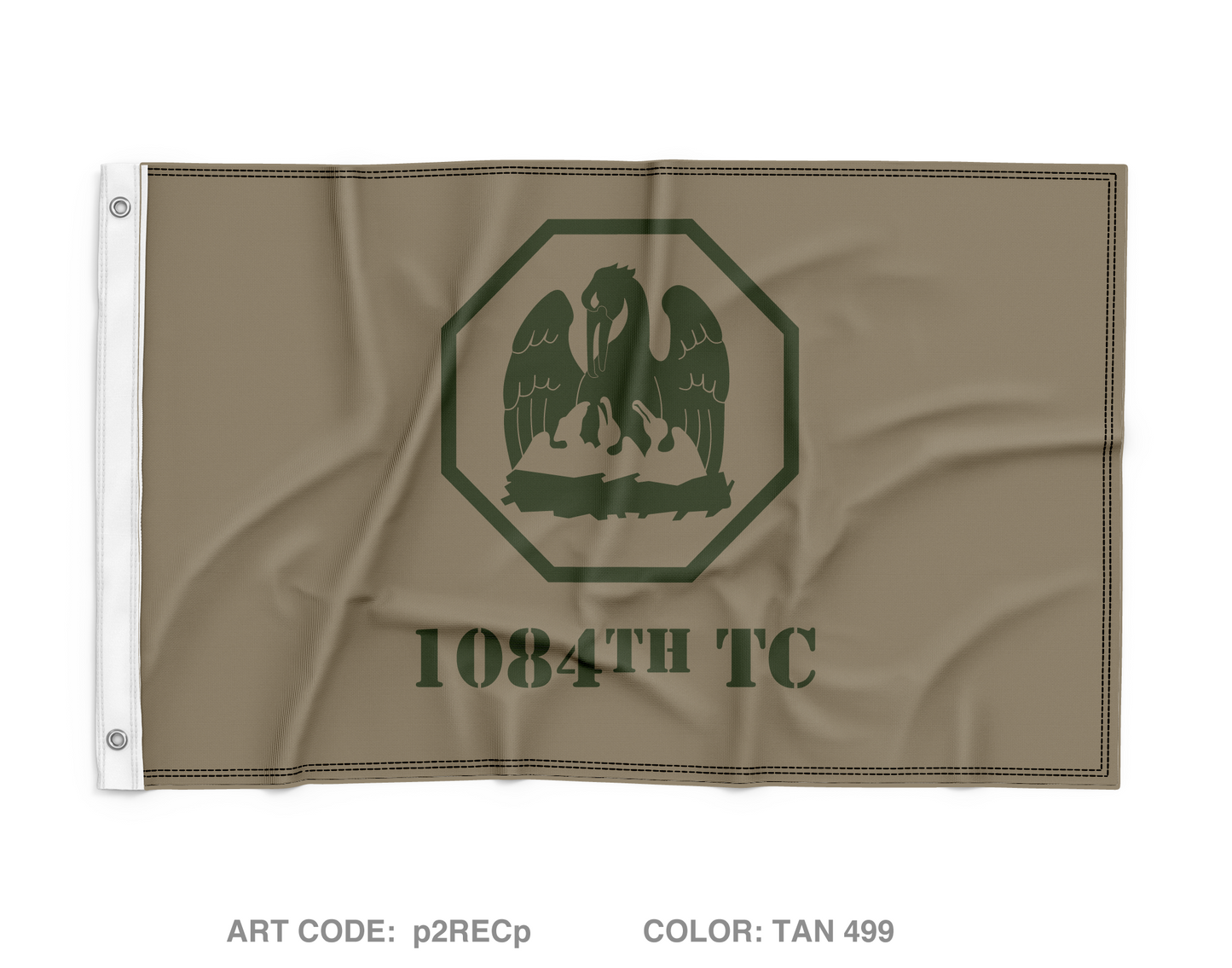 1084th Transportation Company Wall Flag - p2RECp