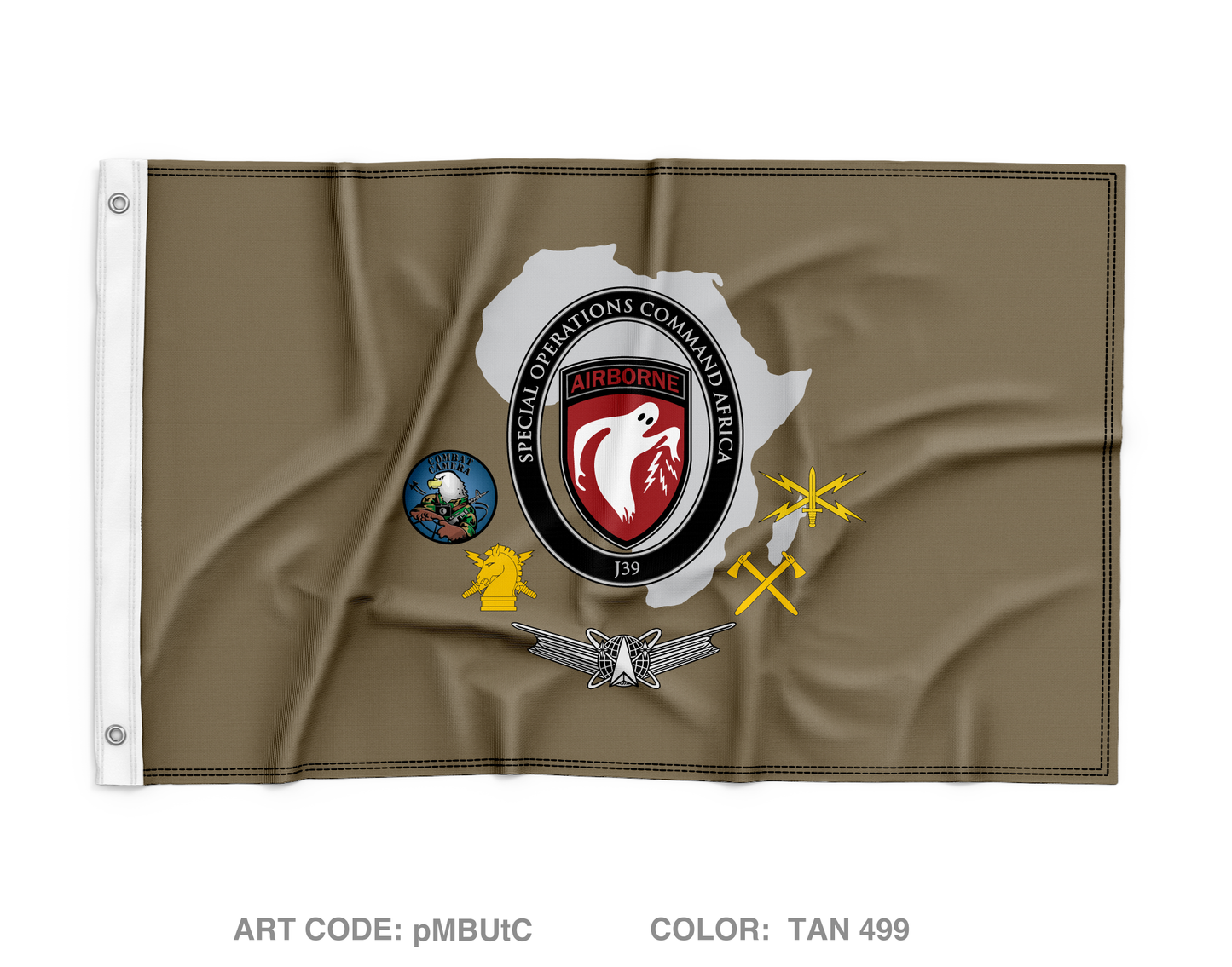 J39 SOCAF Wall Flag - pMBUtC