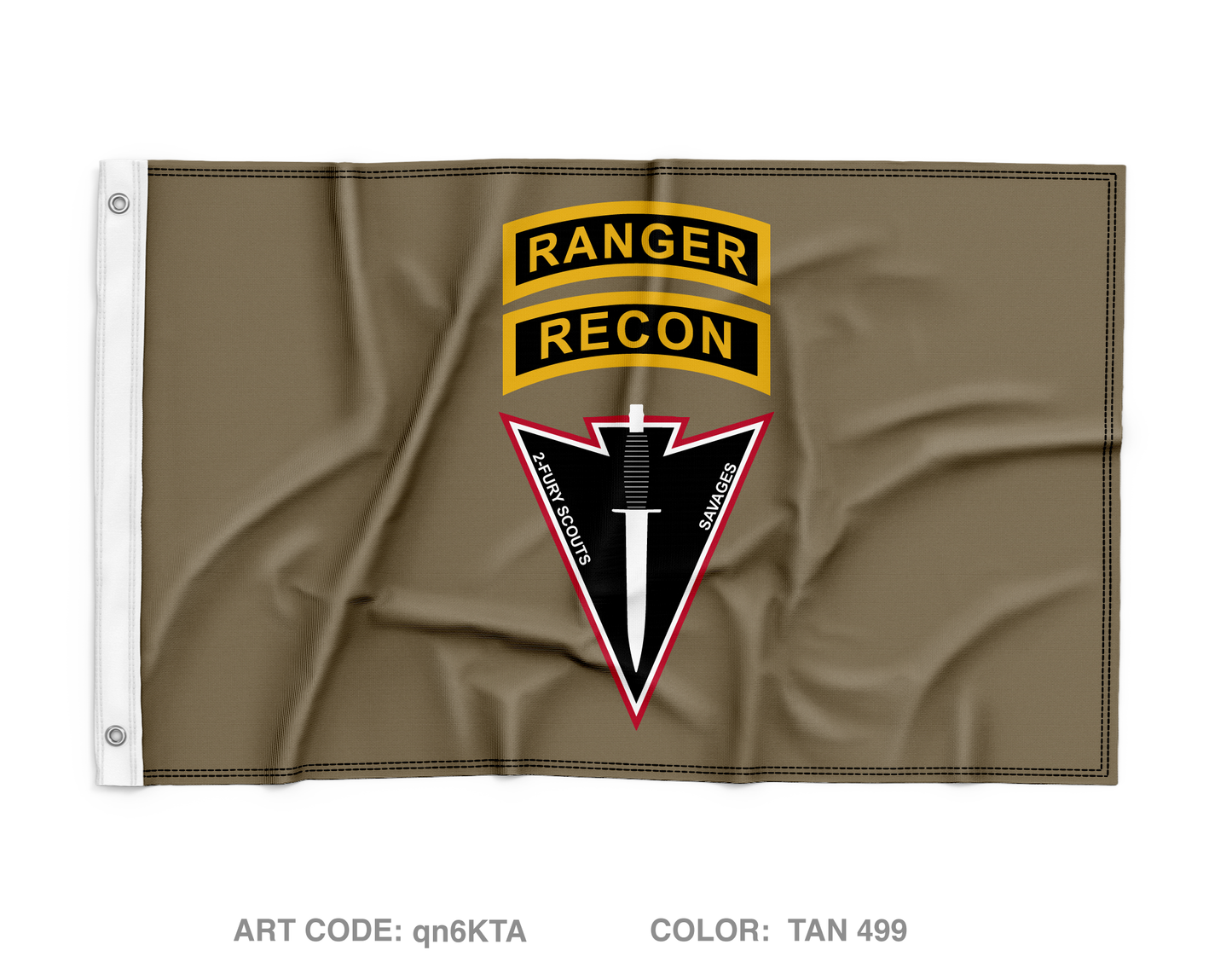 2-508th, HHC, Scouts Wall Flag - qn6KTA