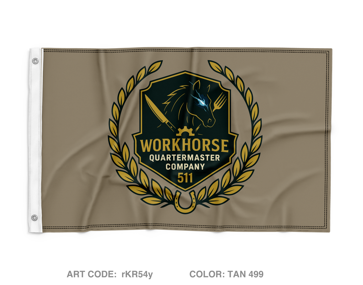 511th QMC Wall Flag - rKR54y