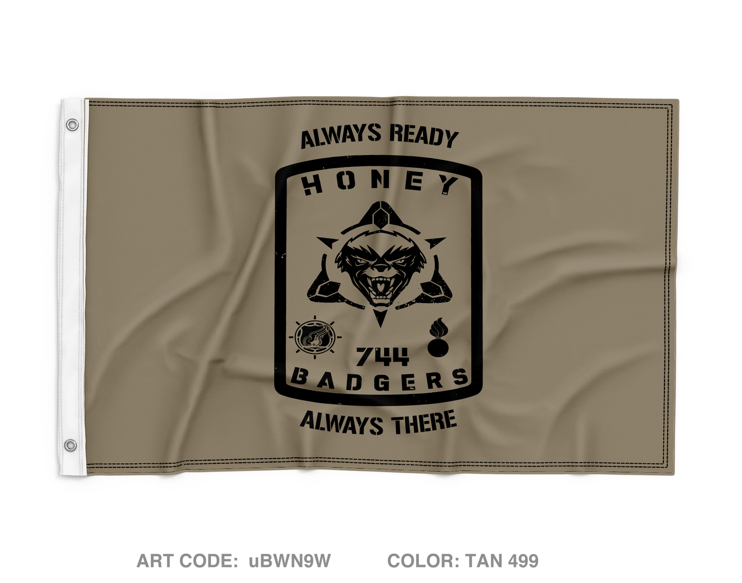 744 TH FSC Wall Flag - uBWN9W