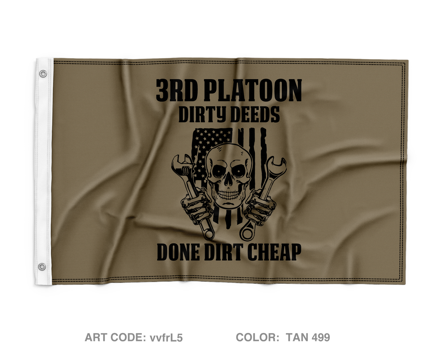 758th SMC 3rd plt Wall Flag - vvfrL5