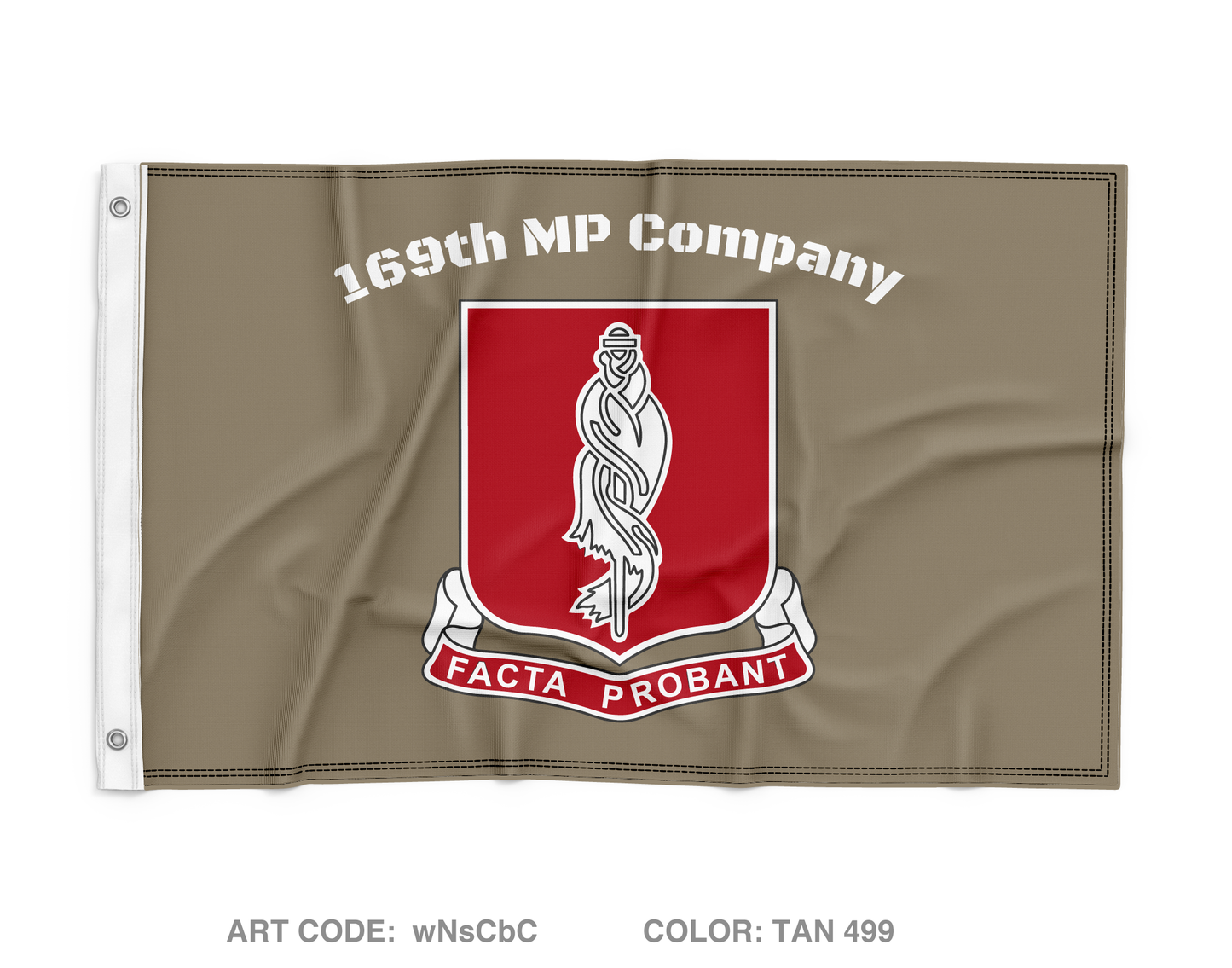 169th MP CO Store 1 Wall Flag - wNsCbC
