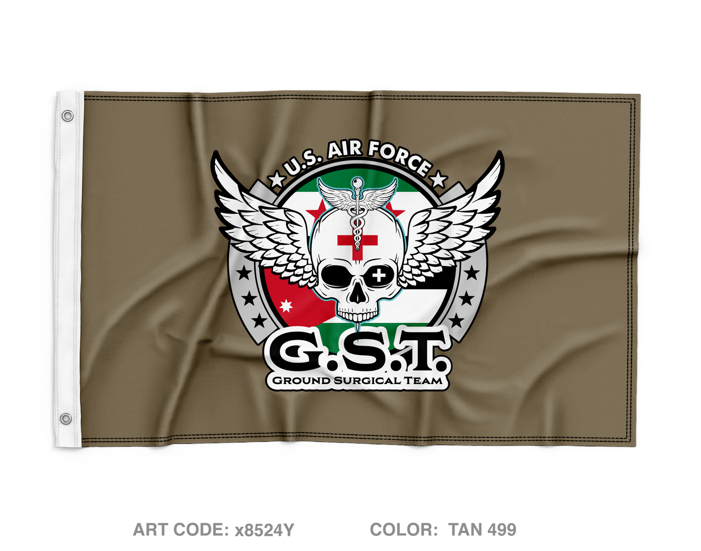 Ground Surgical Team Wall Flag - x8524Y