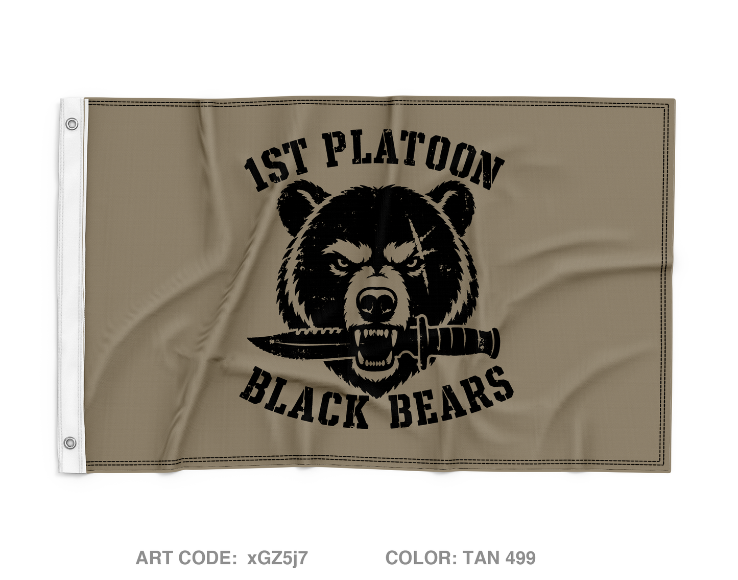 1st Platoon, 94MP Wall Flag - xGZ5j7