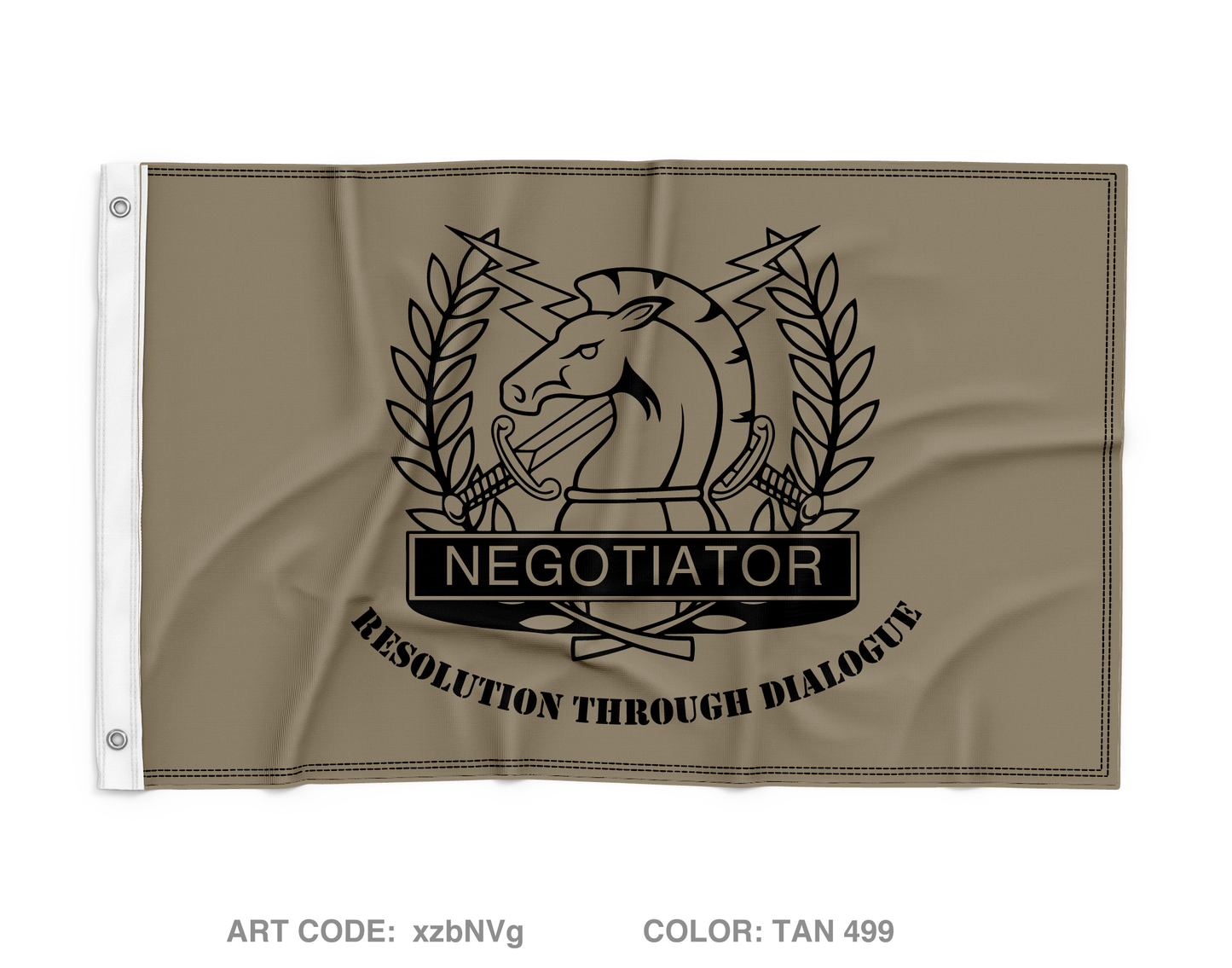 Sarasota County Hostage Negotiations Team Wall Flag - xzbNVg