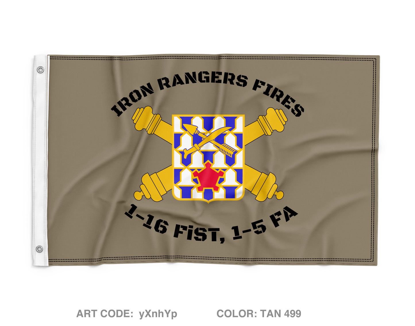 1-16 FiST, HHB, 1-5 FA Wall Flag - yXnhYp