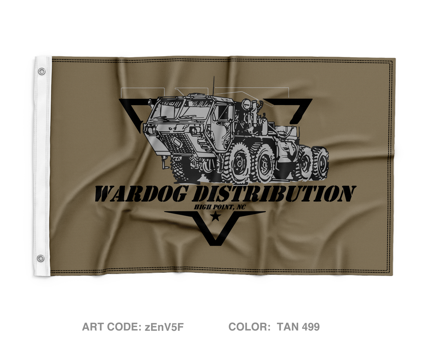 Fox Company 230th bsb WARDOGS Wall Flag - zEnV5F