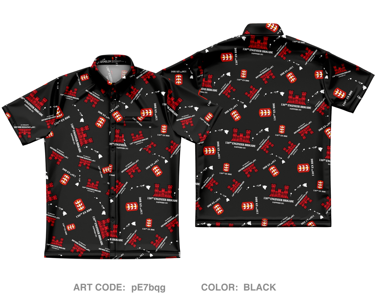 130th EN BDE, 8TSC Core Men's SS Performance Party Shirt - pE7bqg