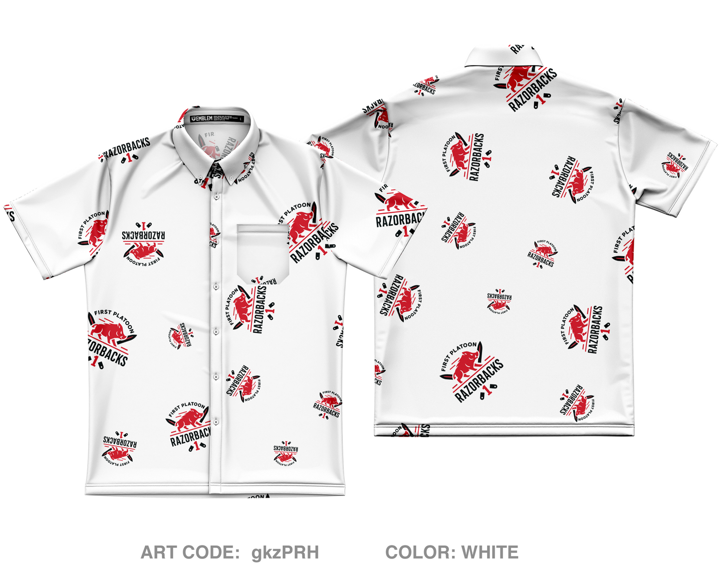 1st PLT, B CO Core Men's SS Performance Party Shirt - gkzPRH