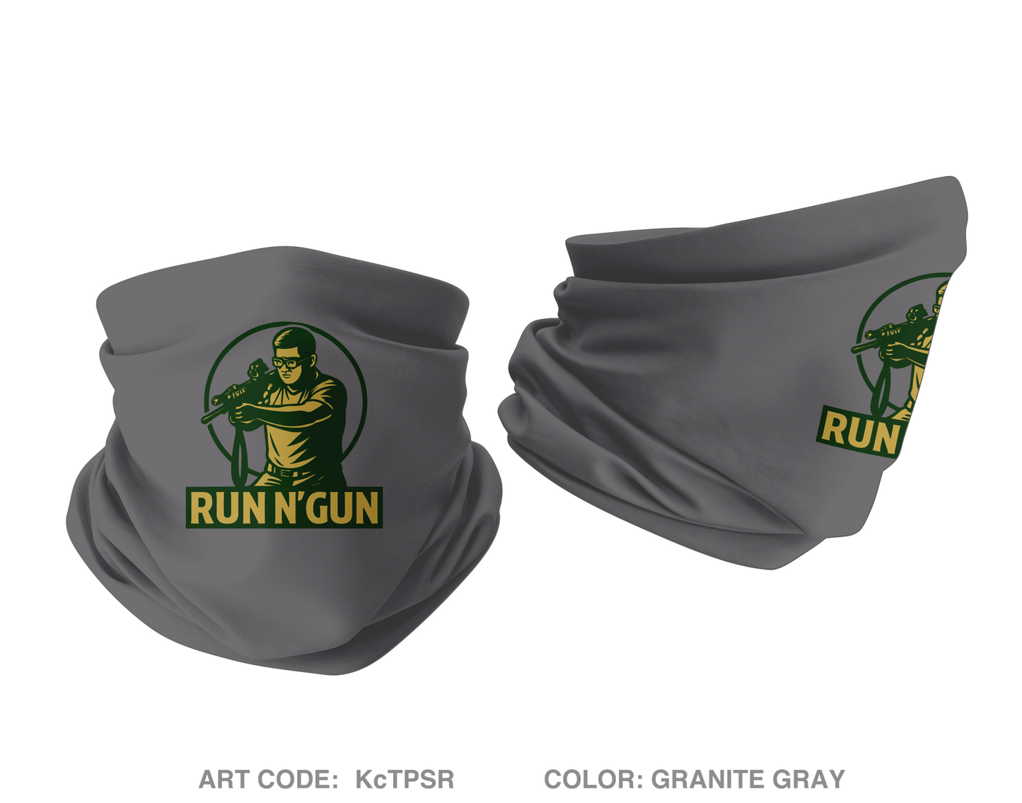 Run N' Gun Club Emblem Gaiter - KcTPSR