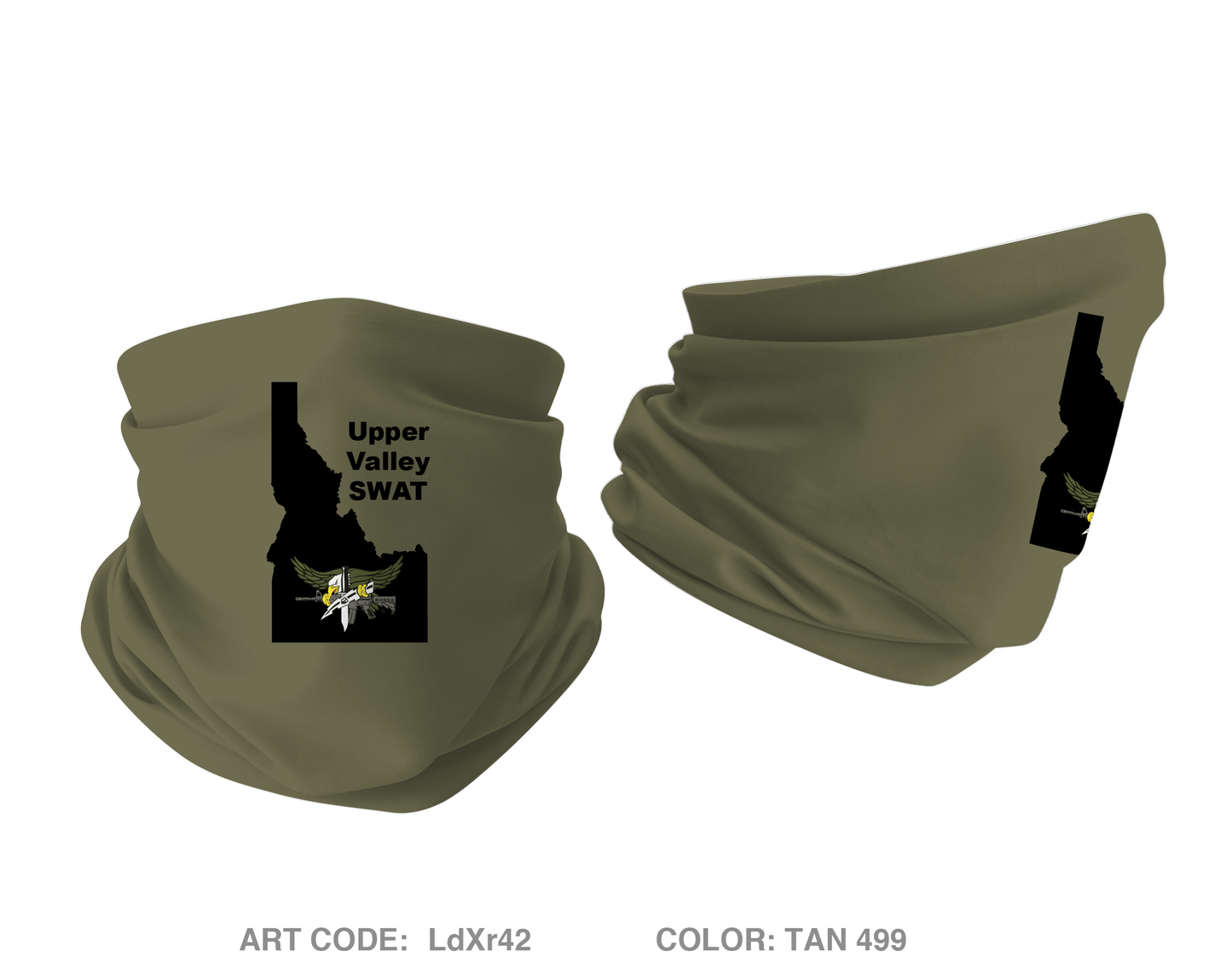 Upper Valley SWAT Team Emblem Gaiter - LdXr42