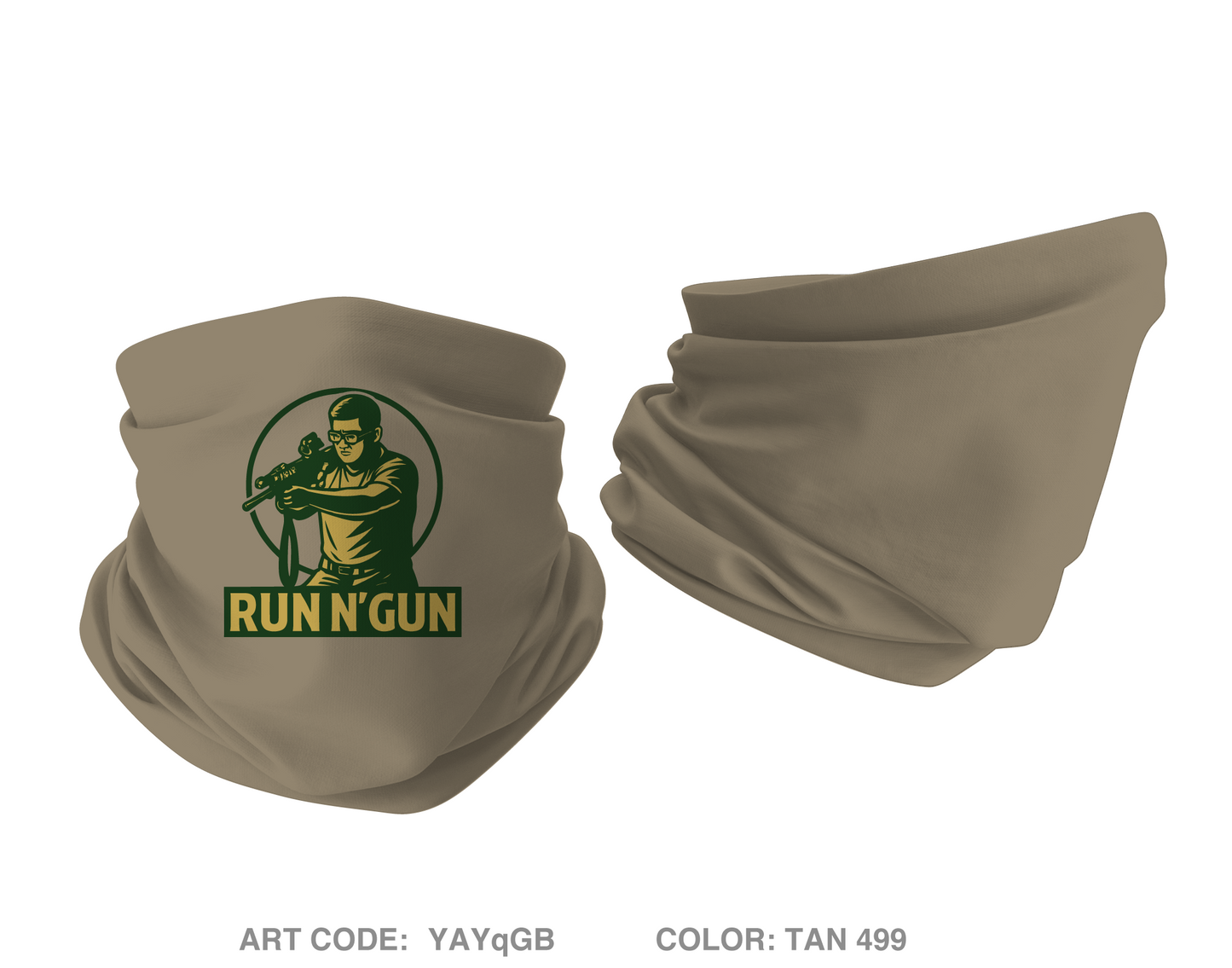 Run N' Gun Club Emblem Gaiter - YAYqGB