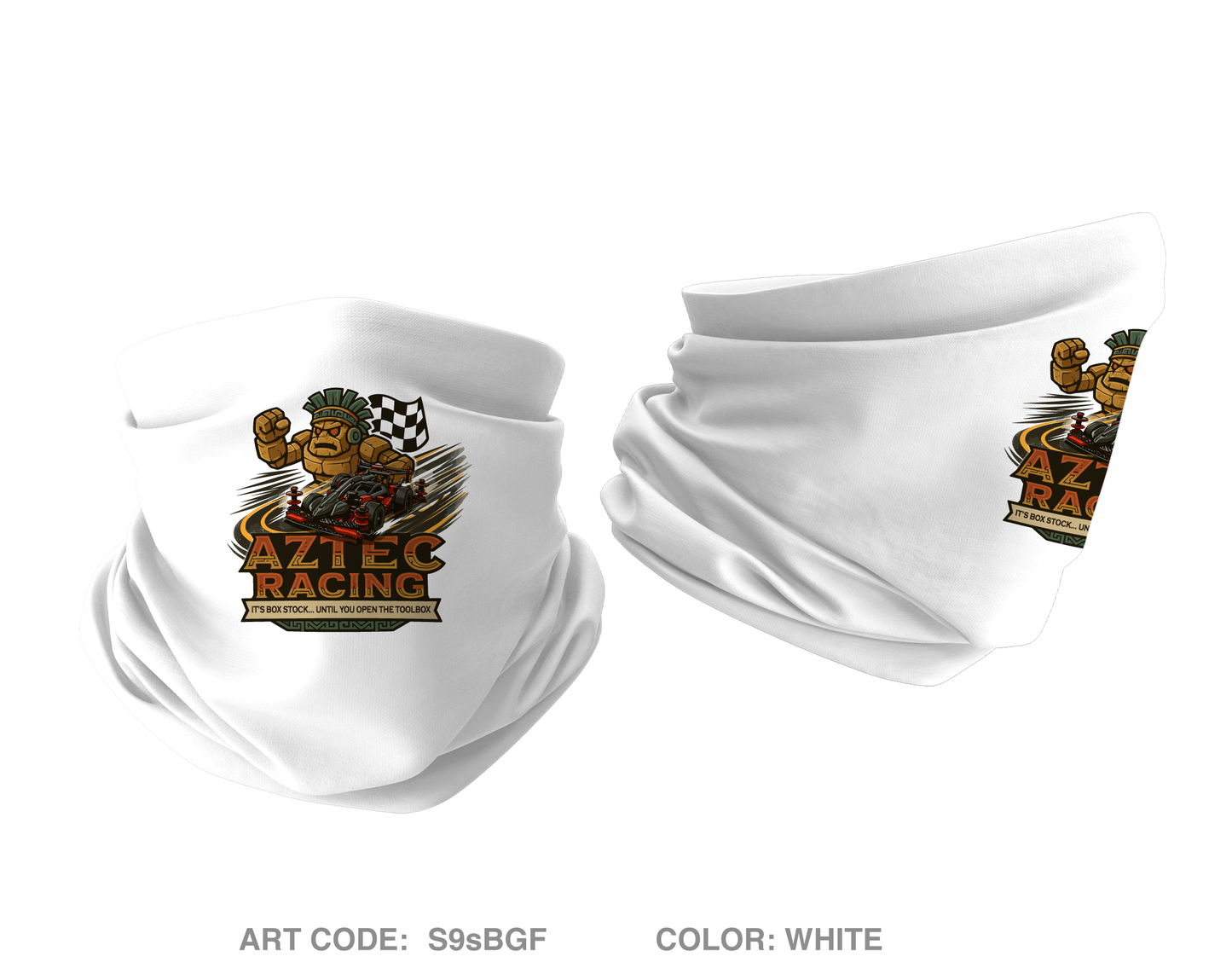 Aztec Racing Emblem Gaiter - S9sBGF