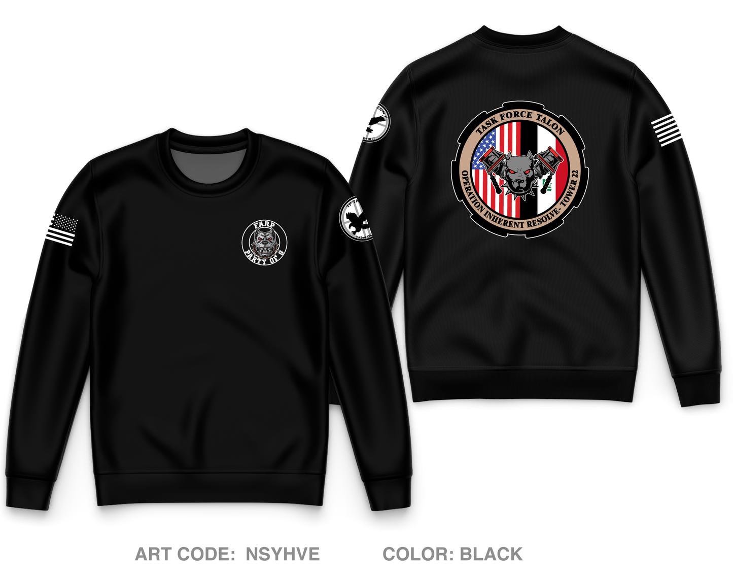 E. CO, 3-82 GSAB Core Men's Crewneck Performance Sweatshirt - NSYHVE