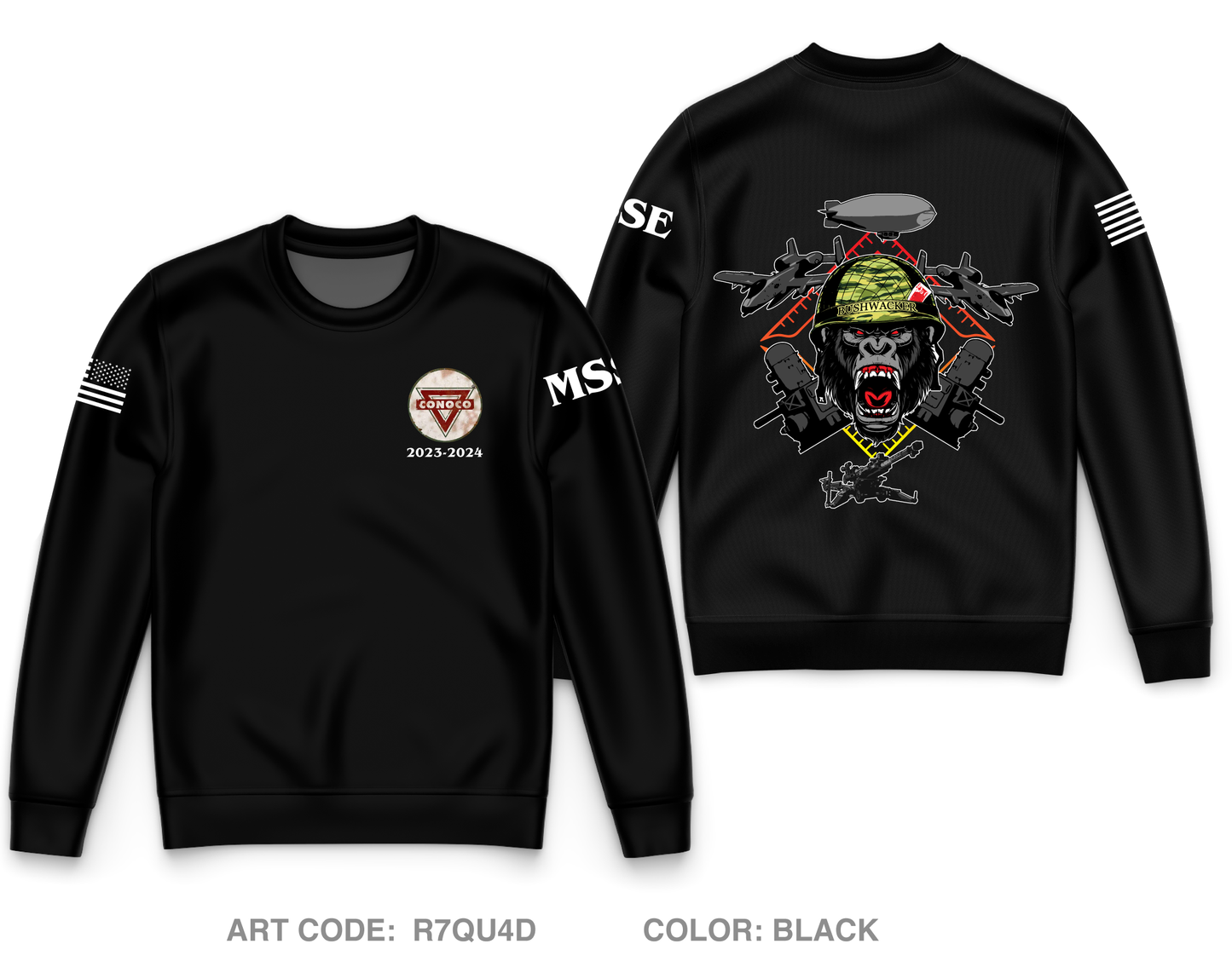 5-5 ADA Core Men's Crewneck Performance Sweatshirt - R7QU4D