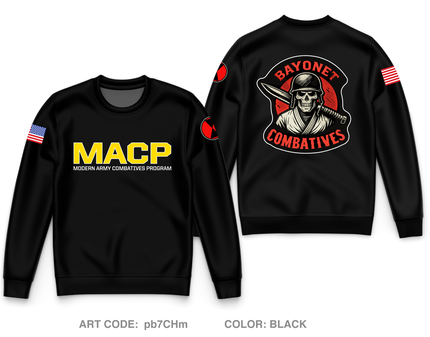 7th Infantry Division Combatives Core Men's Crewneck Performance Sweatshirt - pb7CHm