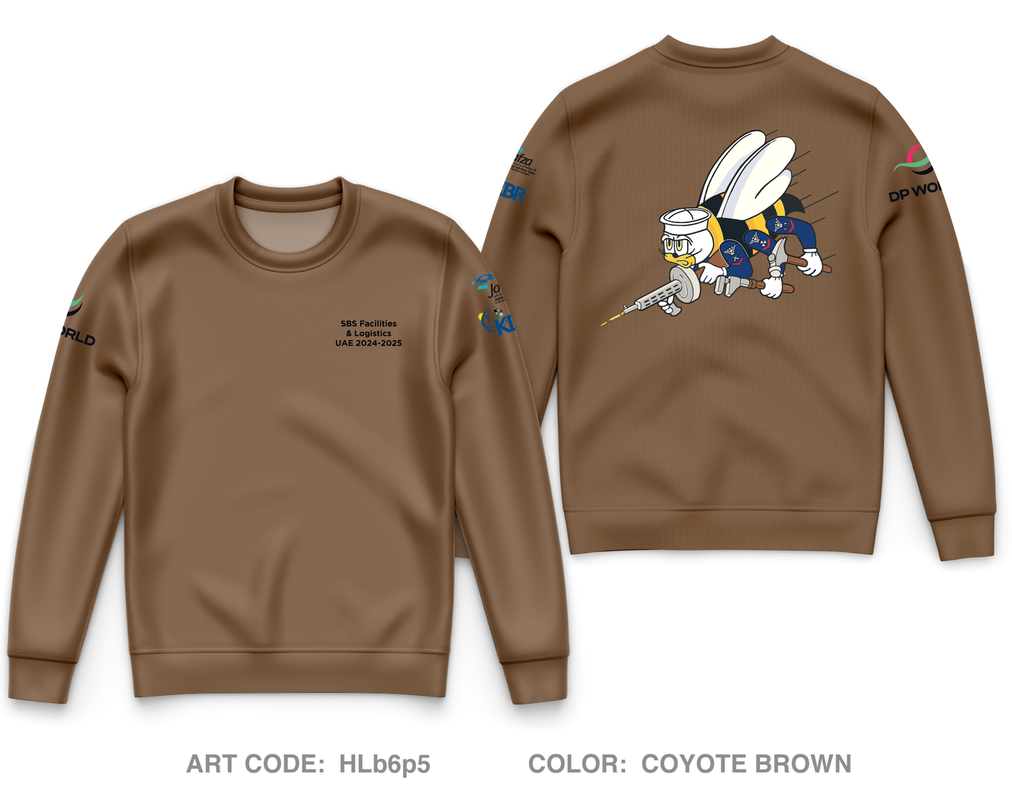 seabees Core Men's Crewneck Performance Sweatshirt - HLb6p5