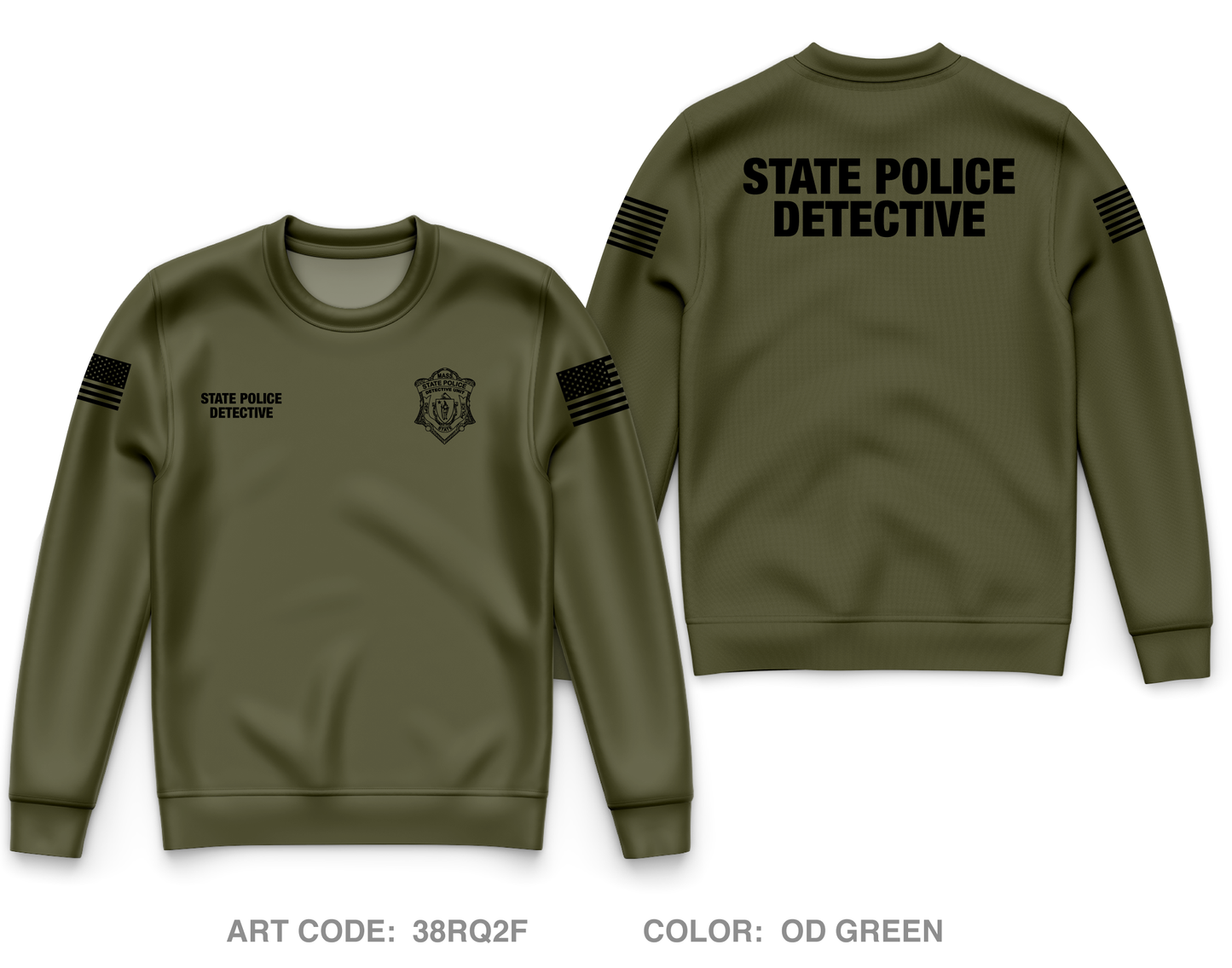 HFSPDU Core Men's Crewneck Performance Sweatshirt - 38RQ2F