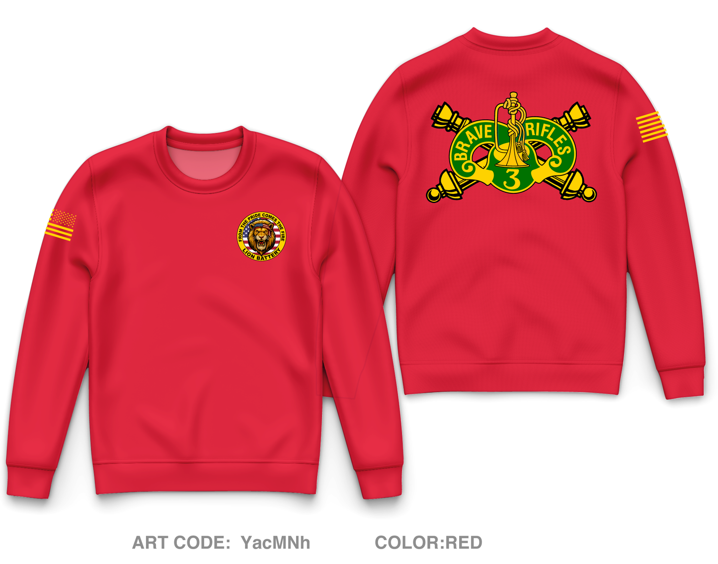 Lion Battery Core Men's Crewneck Performance Sweatshirt - YacMNh