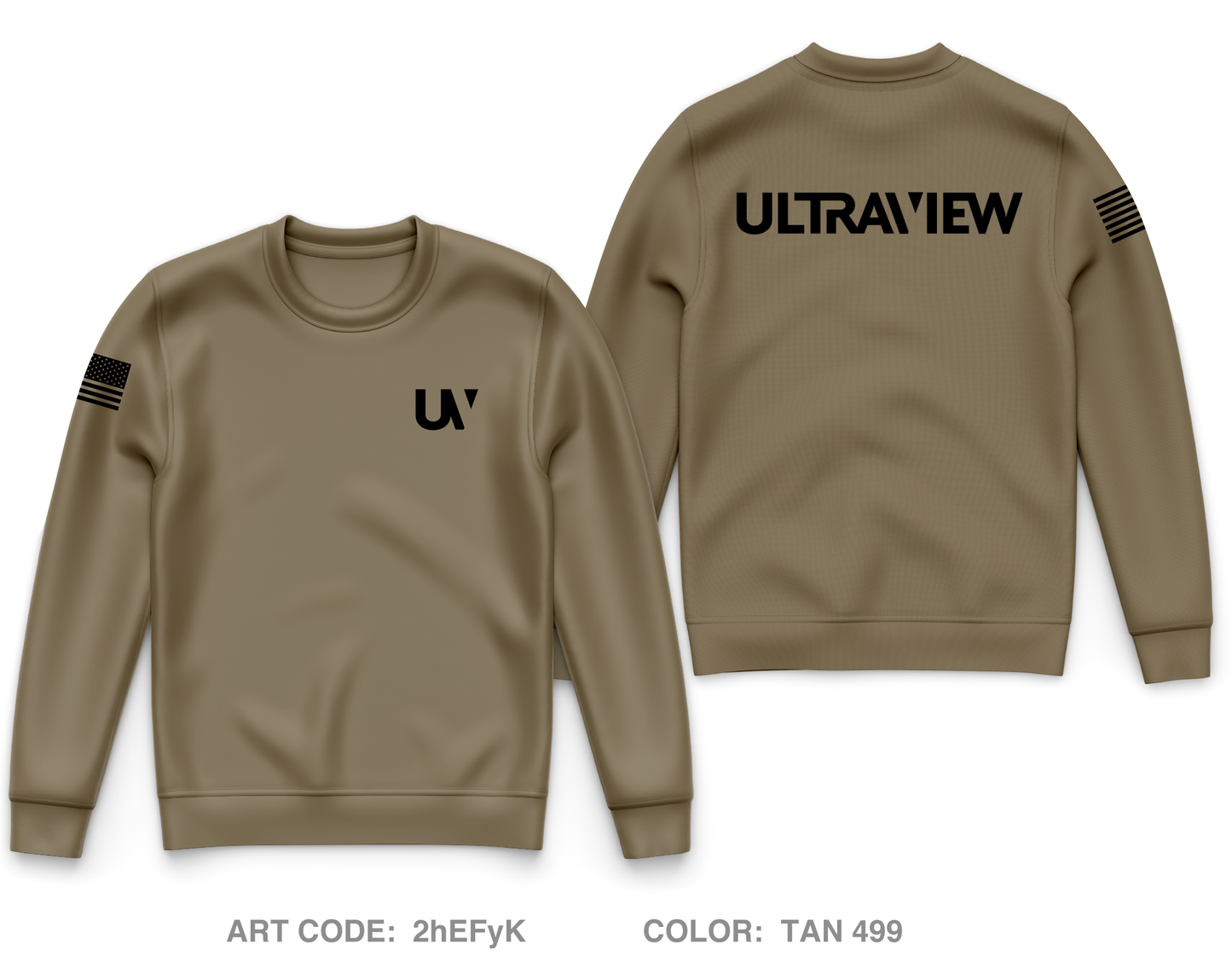 Ultraview Archery Core Men's Crewneck Performance Sweatshirt - 2hEFyK