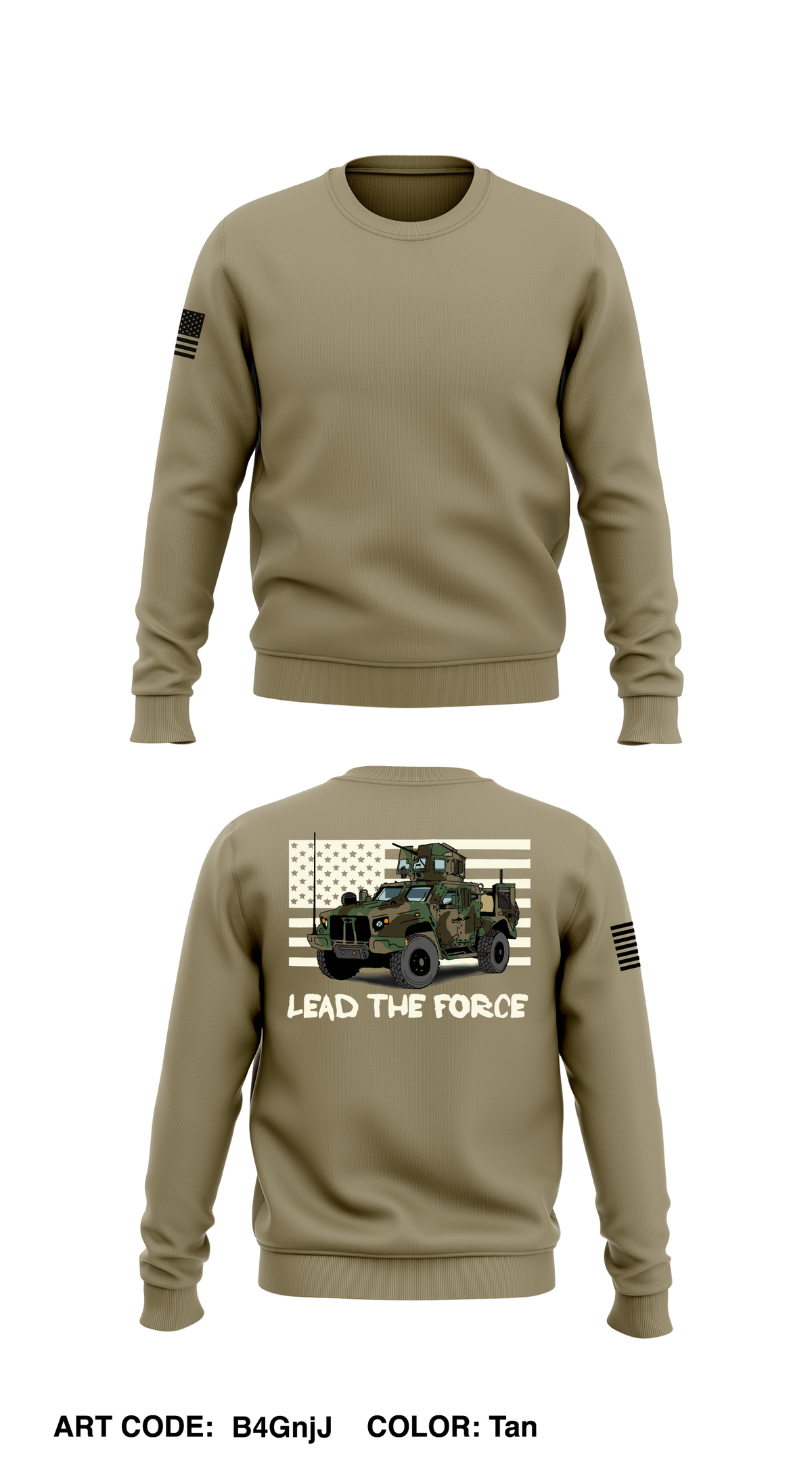 JLTV Training Center Store 1 Core Men's Crewneck Performance Sweatshirt - B4GnjJ