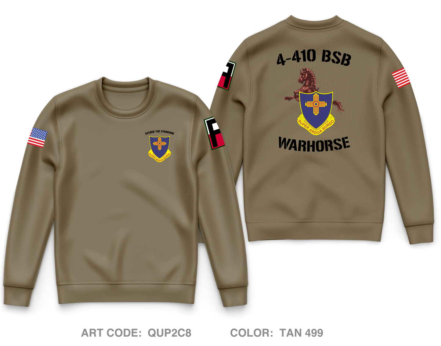 4-410 Warhorse Core Men's Crewneck Performance Sweatshirt - QUP2C8
