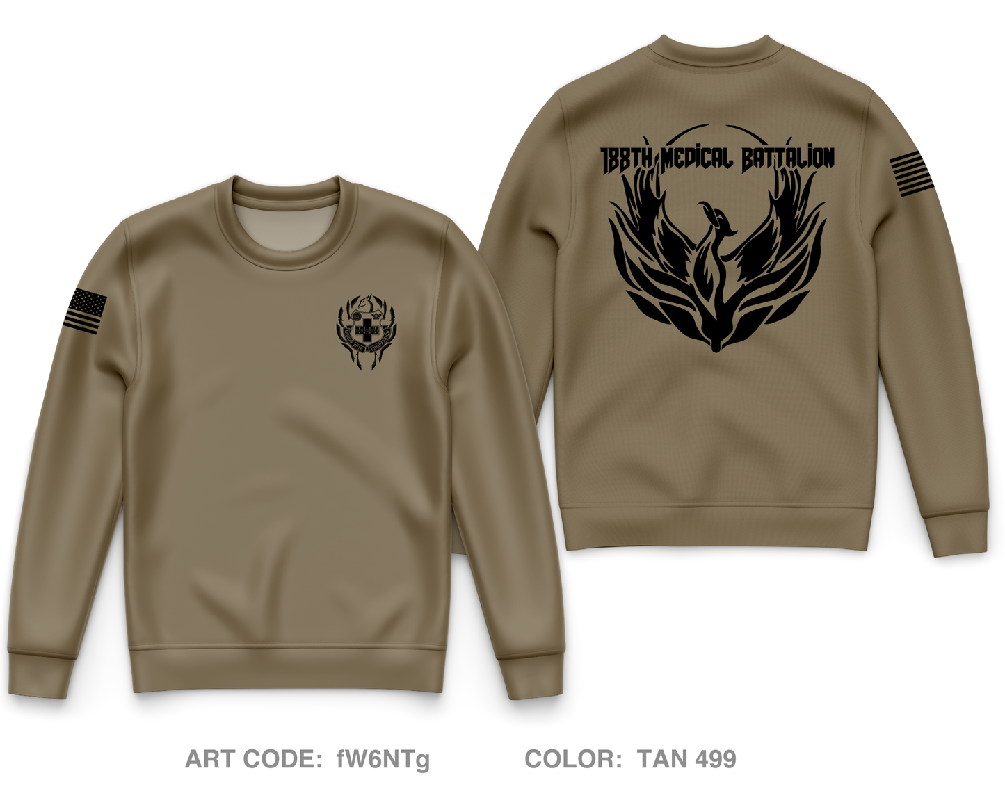 188 MED BN Fundraising Collection Core Men's Crewneck Performance Sweatshirt - fW6NTg