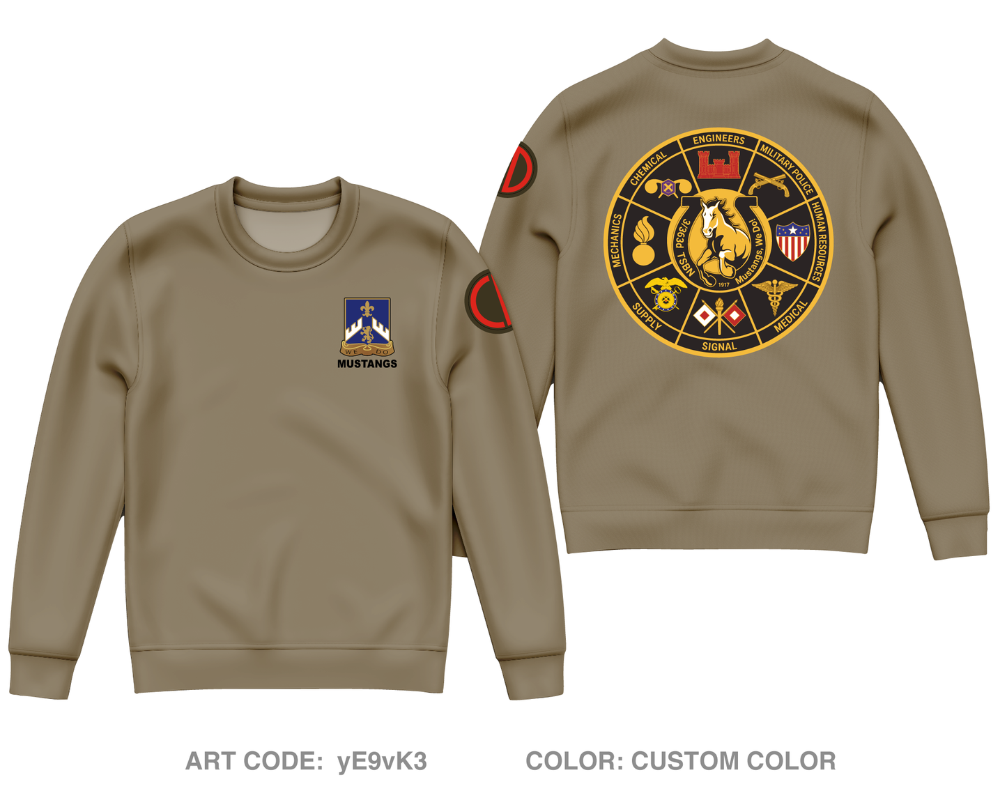 3/363d TSBN Core Men's Crewneck Performance Sweatshirt - yE9vK3