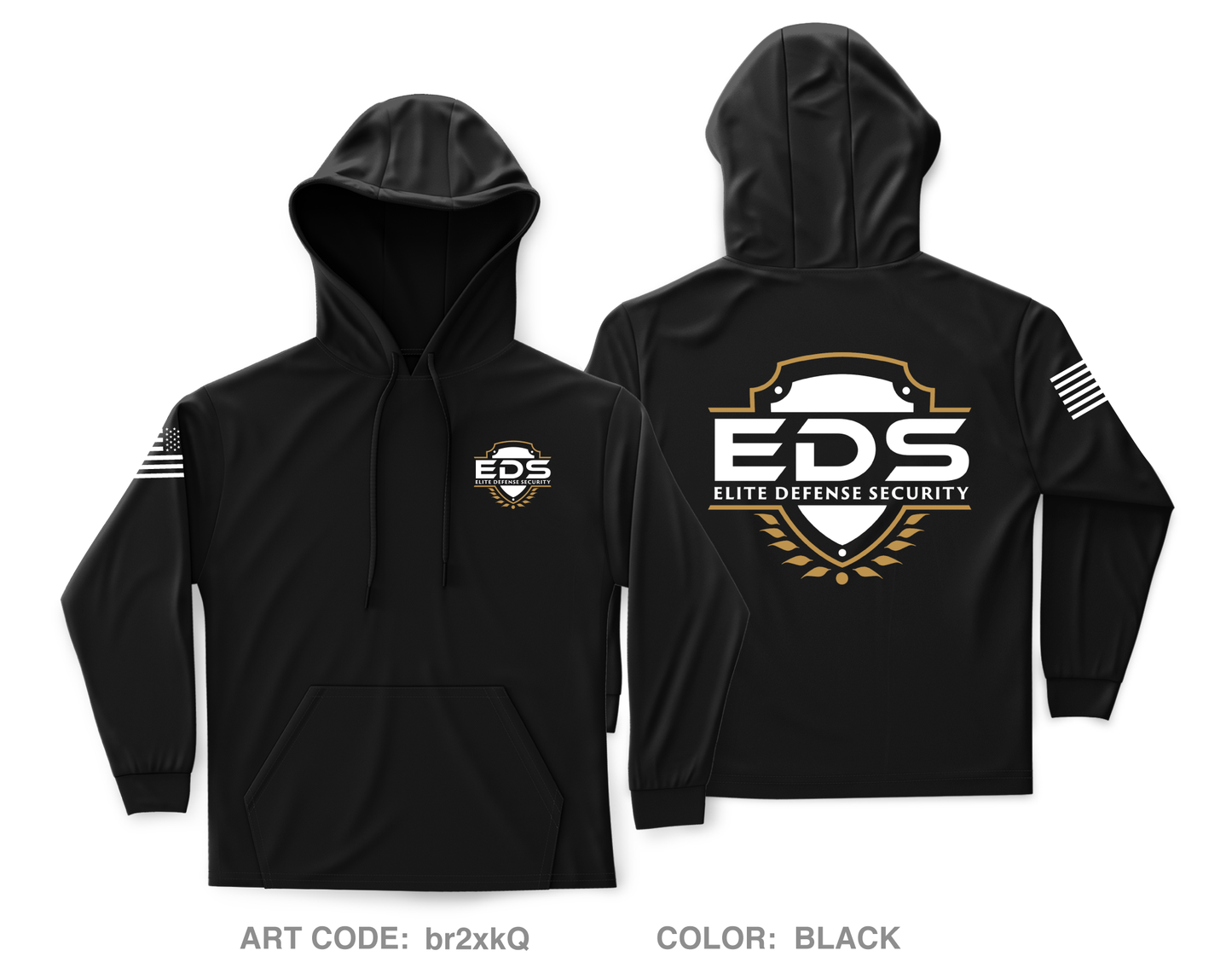 Elite Defense Security Core Men's Hooded Performance Sweatshirt - br2xkQ