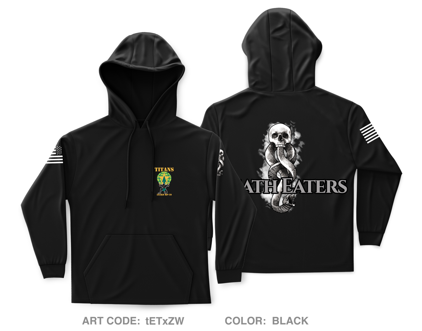 563d mp co 1st PLT Core Men's Hooded Performance Sweatshirt - uYddWq
