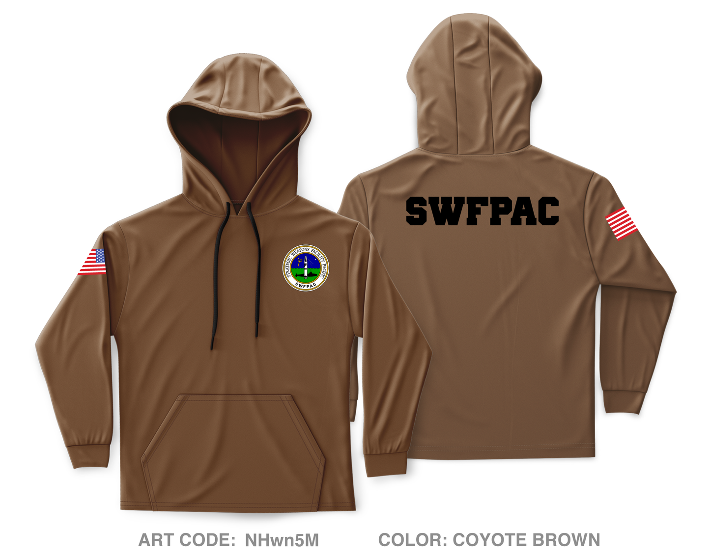 SWFPAC Core Men's Hooded Performance Sweatshirt - NHwn5M