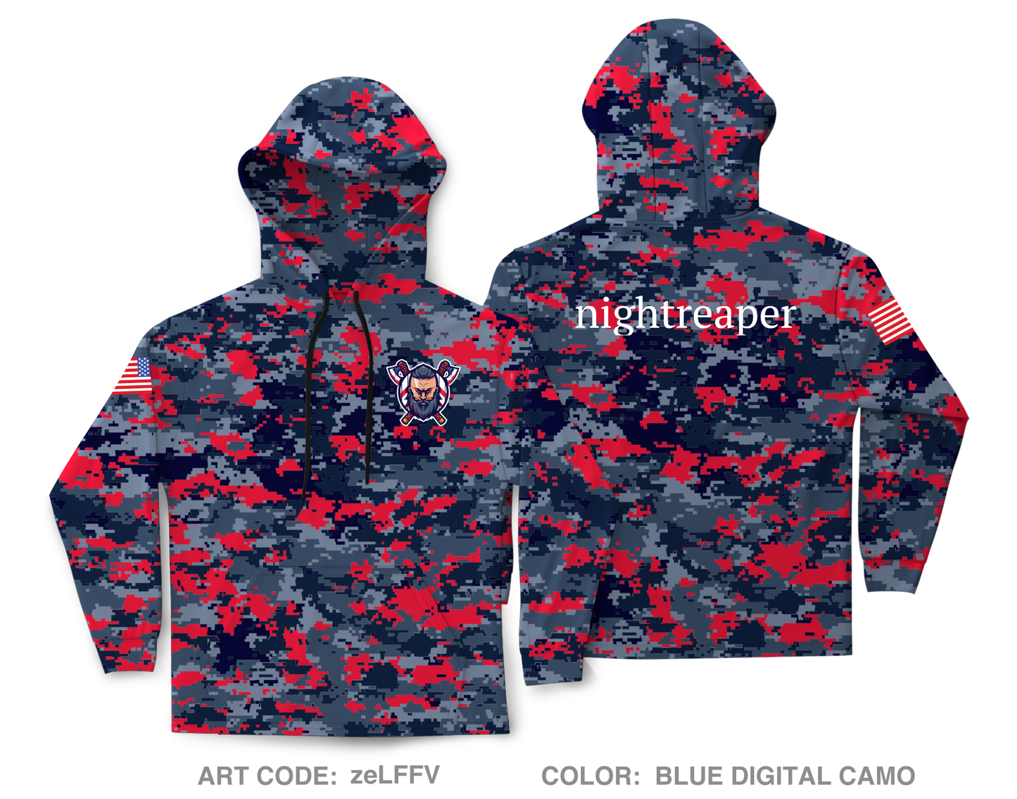 Nightreaper Core Men's Hooded Performance Sweatshirt - zeLFFV