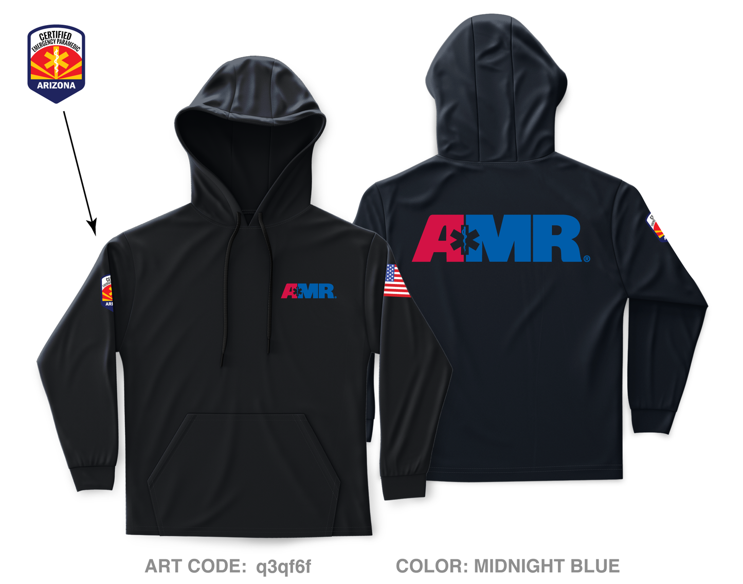 TREVOR Core Men's Hooded Performance Sweatshirt - q3qf6f