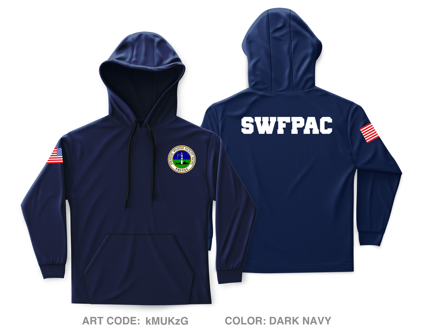 SWFPAC Core Men's Hooded Performance Sweatshirt - kMUKzG