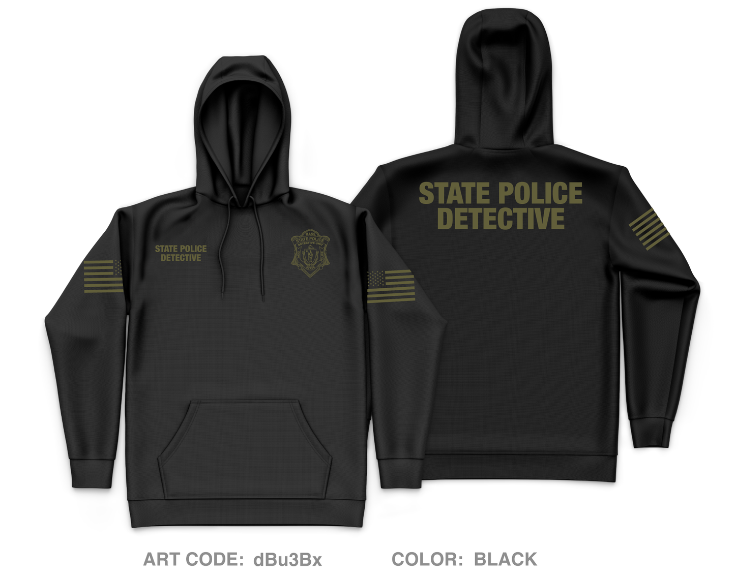 HFSPDU Core Men's Hooded Performance Sweatshirt - dBu3Bx